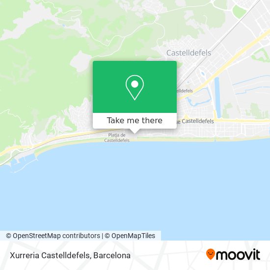 Xurreria Castelldefels map