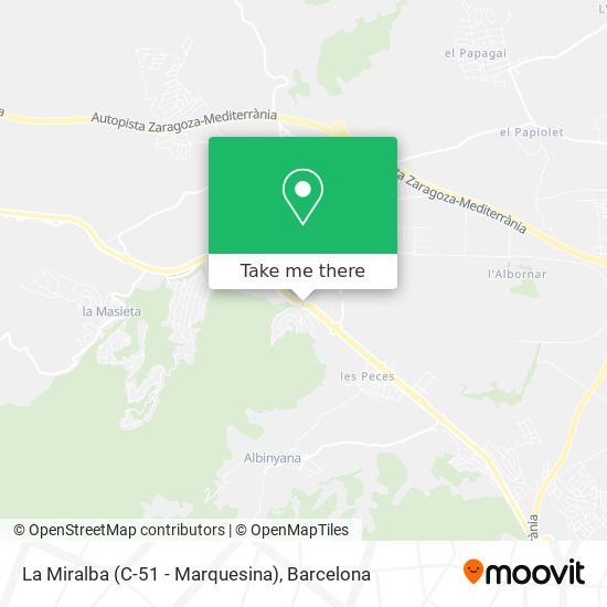 La Miralba (C-51 - Marquesina) map