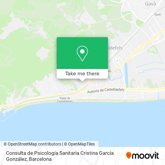 Consulta de Psicología Sanitaria Cristina García González map