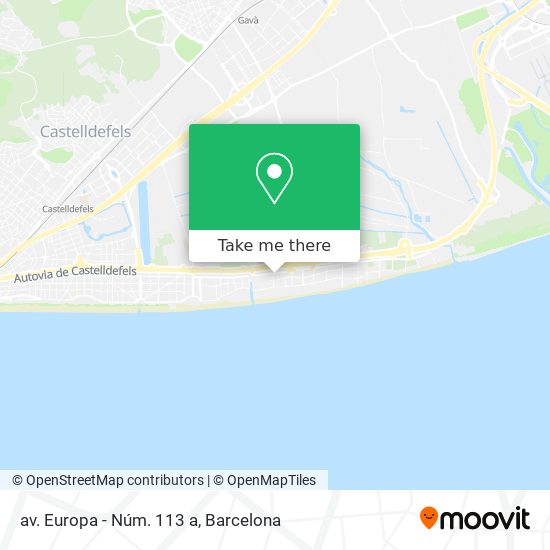 av. Europa - Núm. 113 a map