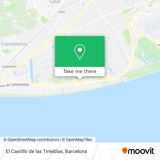 El Castillo de las Tinieblas map