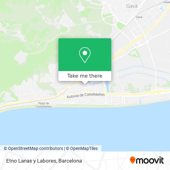 Etno Lanas y Labores map