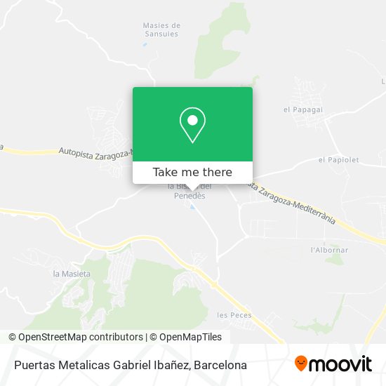 Puertas Metalicas Gabriel Ibañez map