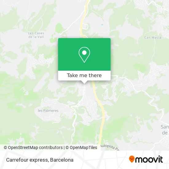 Carrefour express map