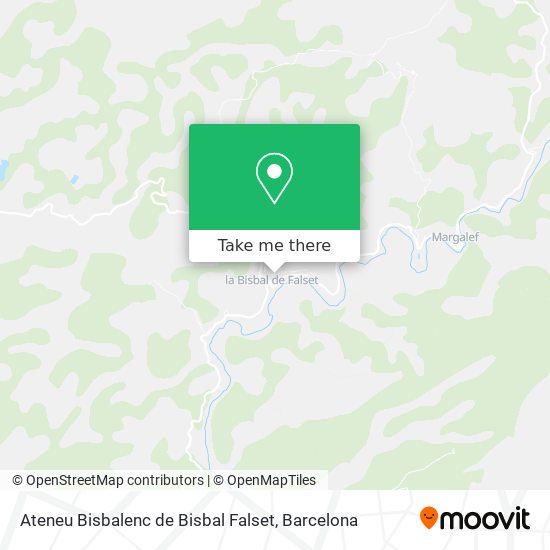 Ateneu Bisbalenc de Bisbal Falset map