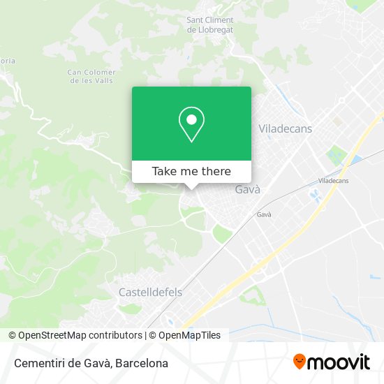 Cementiri de Gavà map