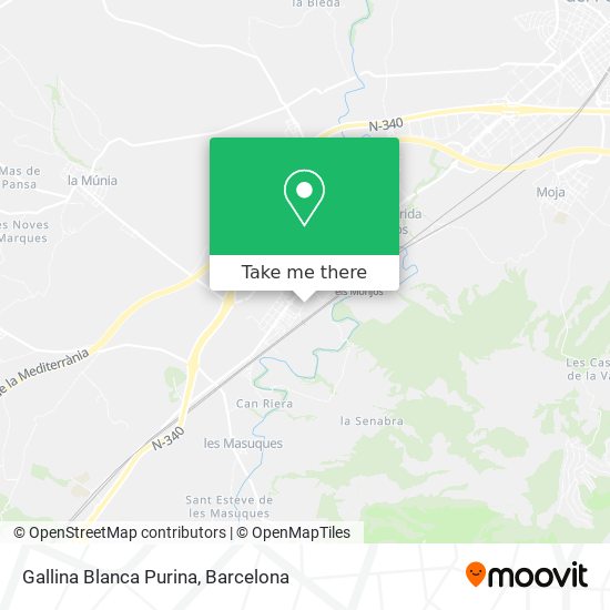 Gallina Blanca Purina map