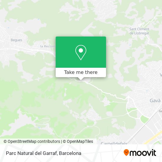 Parc Natural del Garraf map