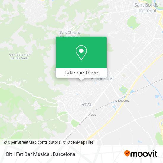 Dit I Fet Bar Musical map