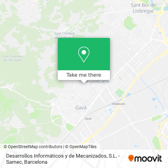 Desarrollos Informáticos y de Mecanizados, S.L. - Samec map