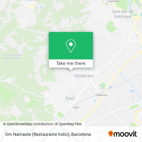 Om Namaste (Restaurante Indio) map