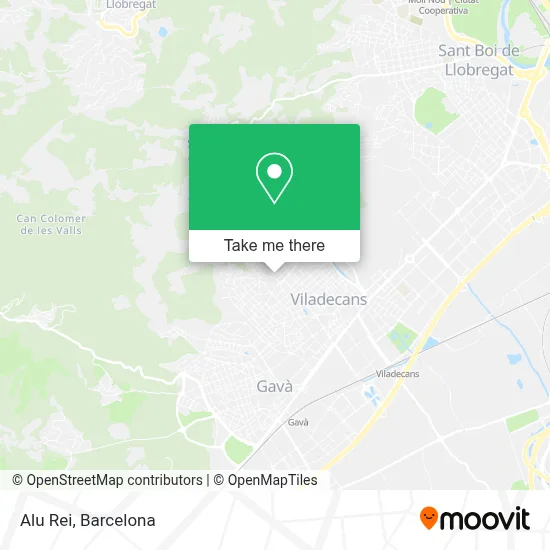 Alu Rei map