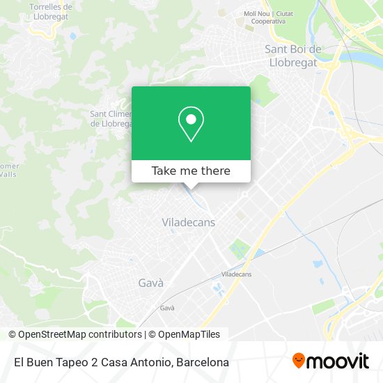 El Buen Tapeo 2 Casa Antonio map