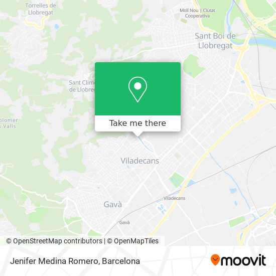 Jenifer Medina Romero map