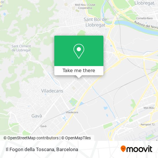 Il Fogon della Toscana map