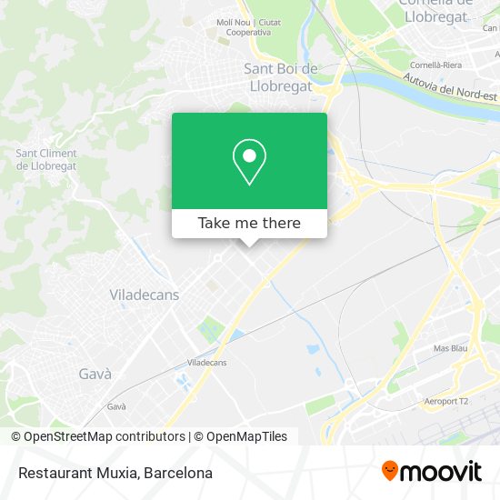 Restaurant Muxia map