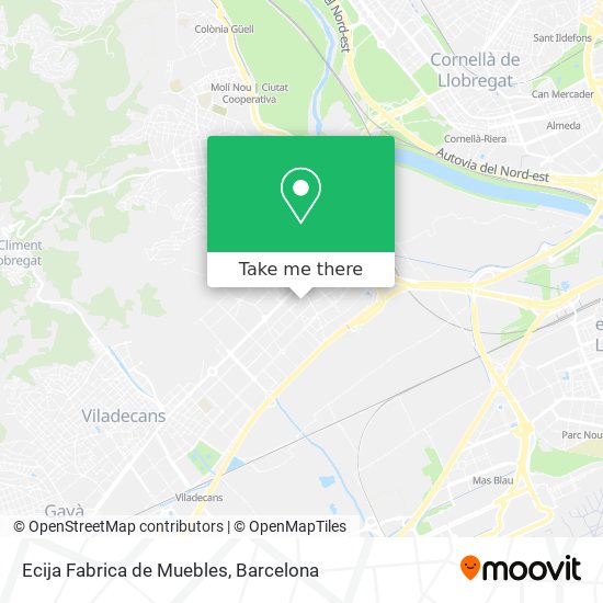 Ecija Fabrica de Muebles map