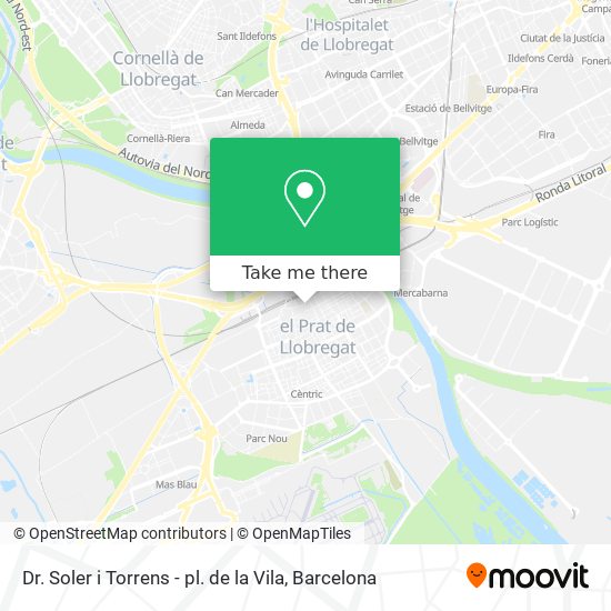 Dr. Soler i Torrens - pl. de la Vila map