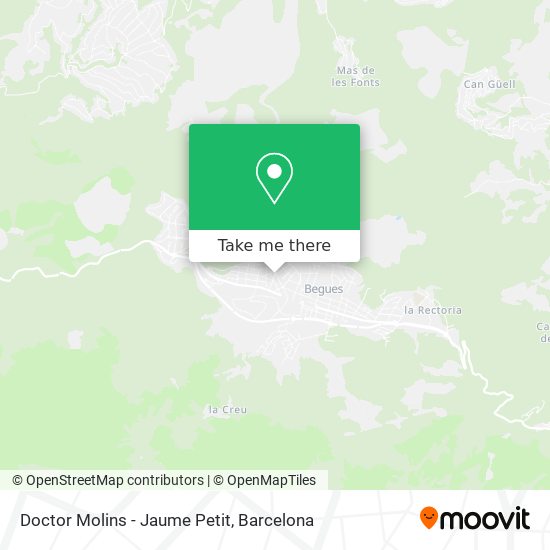 mapa Doctor Molins - Jaume Petit