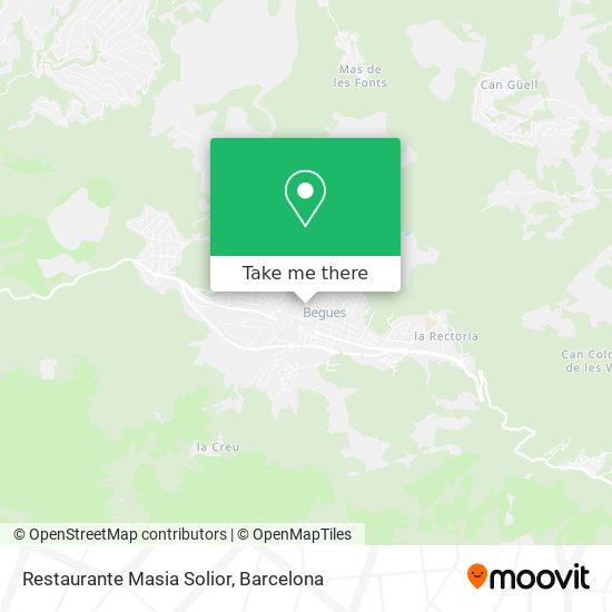 Restaurante Masia Solior map