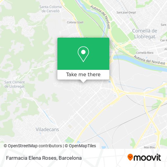 Farmacia Elena Roses map