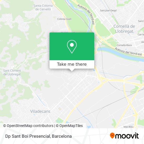 Dp Sant Boi Presencial map