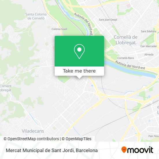 Mercat Municipal de Sant Jordi map