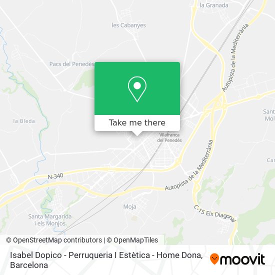 Isabel Dopico - Perruqueria I Estètica - Home Dona map