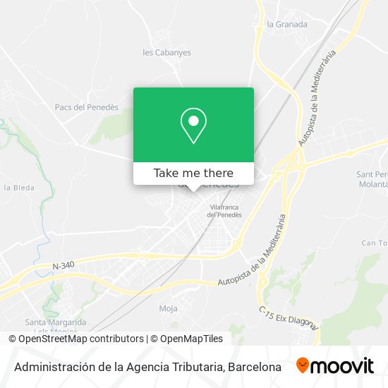Administración de la Agencia Tributaria map