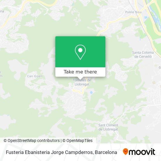 Fusteria Ebanisteria Jorge Campderros map