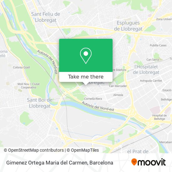 Gimenez Ortega Maria del Carmen map