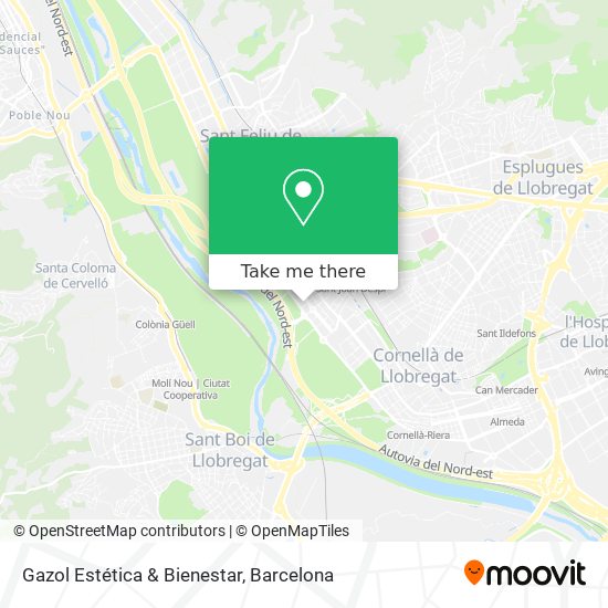 Gazol Estética & Bienestar map