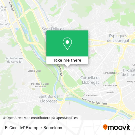 El Cine del' Example map