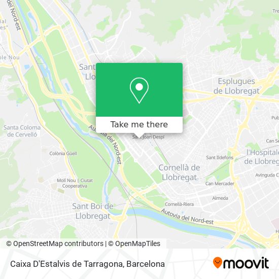 Caixa D'Estalvis de Tarragona map