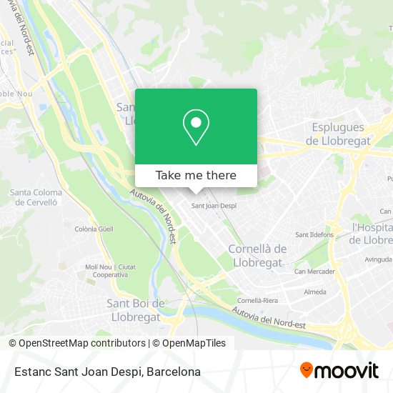 mapa Estanc Sant Joan Despi