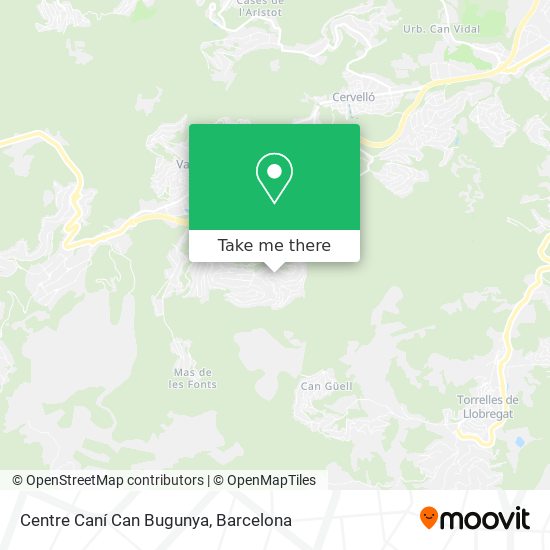 Centre Caní Can Bugunya map