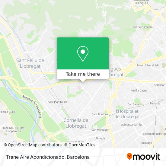 Trane Aire Acondicionado map