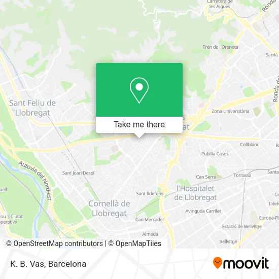 K. B. Vas map