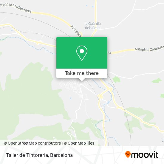 Taller de Tintoreria map