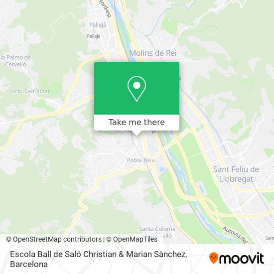 Escola Ball de Saló Christian & Marian Sànchez map