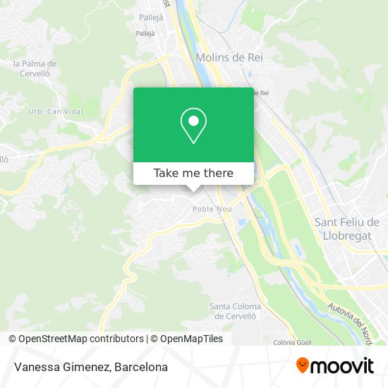 Vanessa Gimenez map