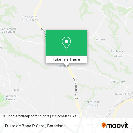 Fruits de Bosc P Carol map