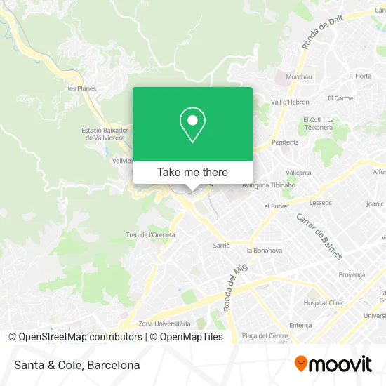 Santa & Cole map