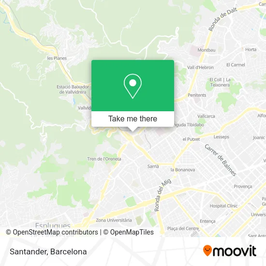 Santander map