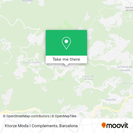 Ktorze Moda I Complements map