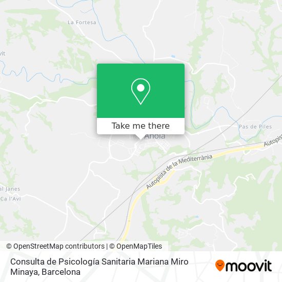 Consulta de Psicología Sanitaria Mariana Miro Minaya map