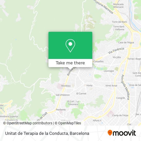 Unitat de Terapia de la Conducta map