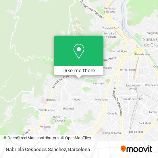 Gabriela Cespedes Sanchez map