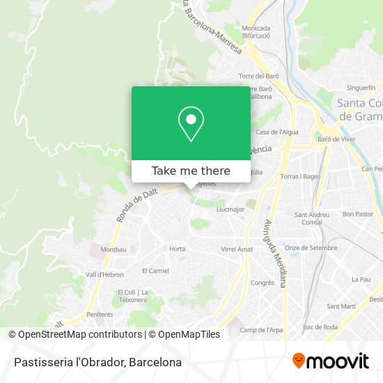 Pastisseria l'Obrador map