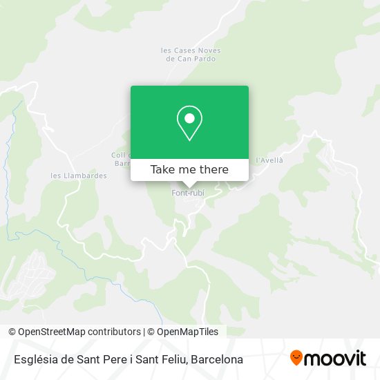 Església de Sant Pere i Sant Feliu map